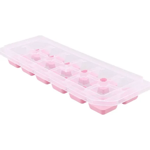 VitaVerde Ijsblokjesmaker Met Deksel Blauw,Groen,Roze,Geel Outlet