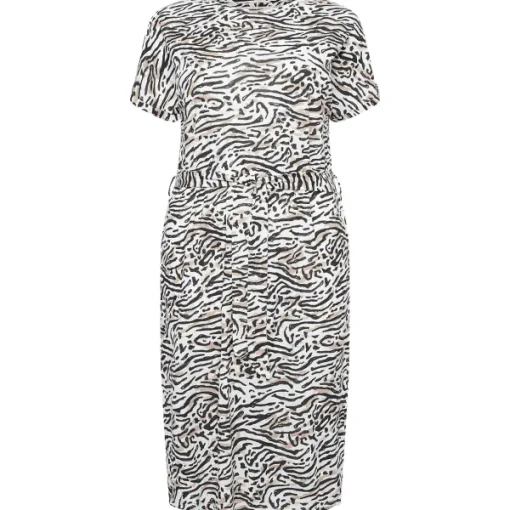 SuperTrash Jurk Print,Zwart Hot