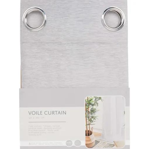 C&C Kant-En-Klaar Vitragegordijn Grijs,Wit Outlet