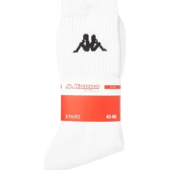 Kappa Sportsokken Wit,Zwart Outlet