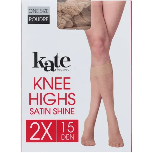 Kate Legwear Kniekousen 15 Denier Beige,Zwart New