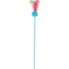 Merk Kattenspeelstok Blauw,Groen,Oranje,Roze,Geel,Meerkleurig