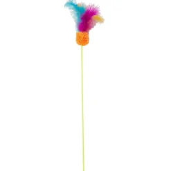 Merk Kattenspeelstok Blauw,Groen,Oranje,Roze,Geel,Meerkleurig