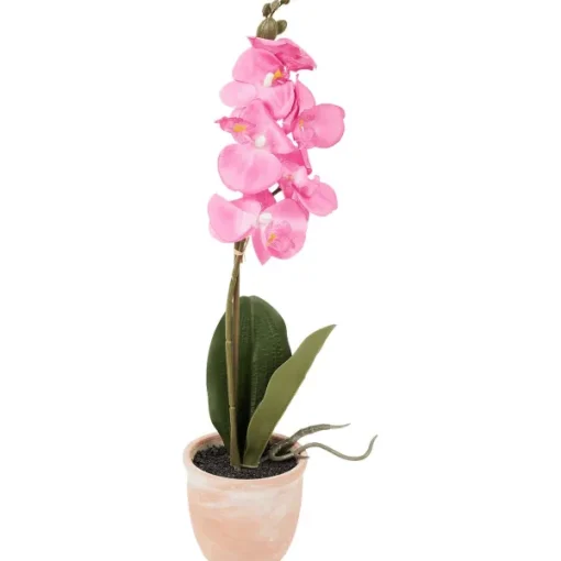 Merk Kunstorchidee In Pot Roze,Wit