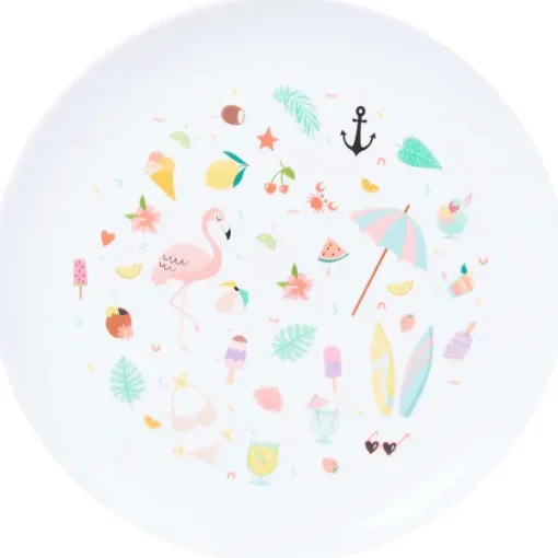 Merk Kunststof Bord Met Jungle Print New