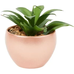 Merk Kunstvetplant In Pot Brons,Goud Online