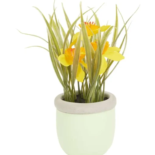 Merk Kunstzomerbloemen In Pot Geel,Paars,Roze,Wit Discount