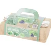 Green Boots Kweekset In Jute Zak Groen,Roze New