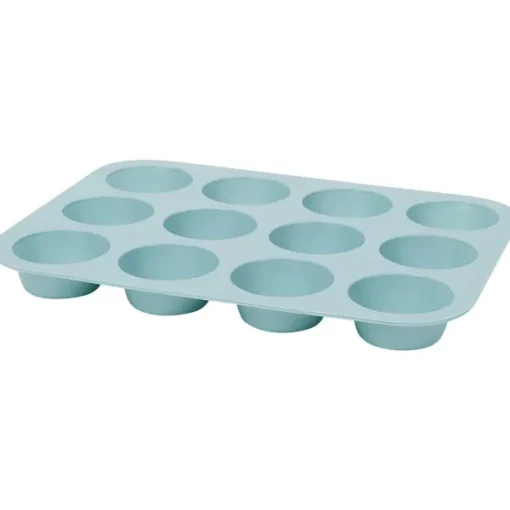 Big Jeff La Cucina Siliconen Muffinvorm Blauw,Grijs,Groen