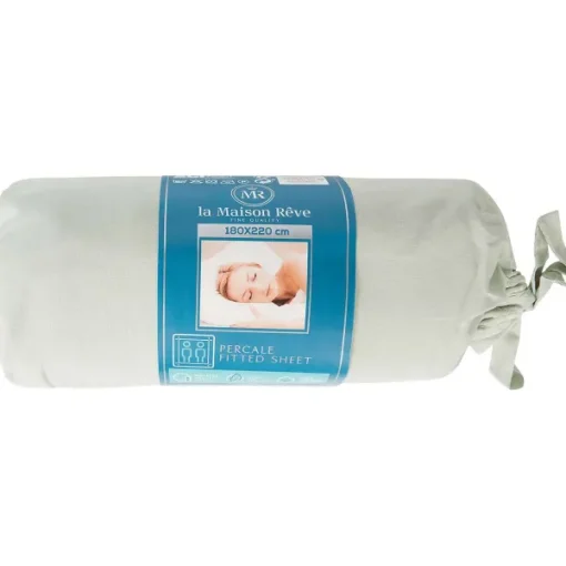 La Maison Rêve La Maison R Ve Percale Hoeslaken Blauw,Grijs,Groen,Wit Sale