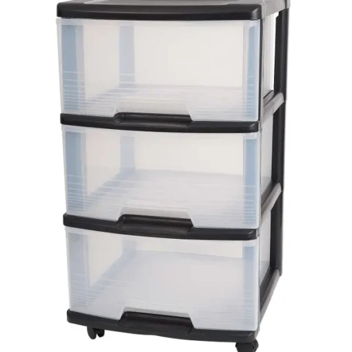 Merk Ladekast Transparant,Zwart Clearance