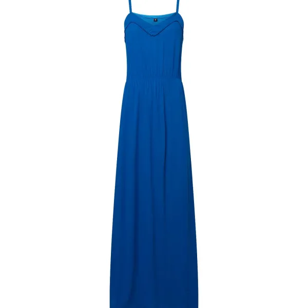 SuperTrash Lange Jurk Blauw,Print,Zwart Sale