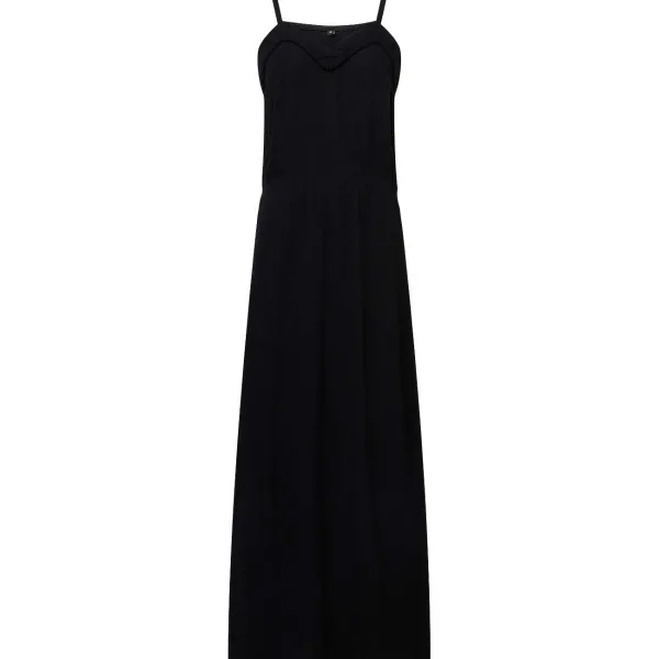 SuperTrash Lange Jurk Blauw,Print,Zwart Sale