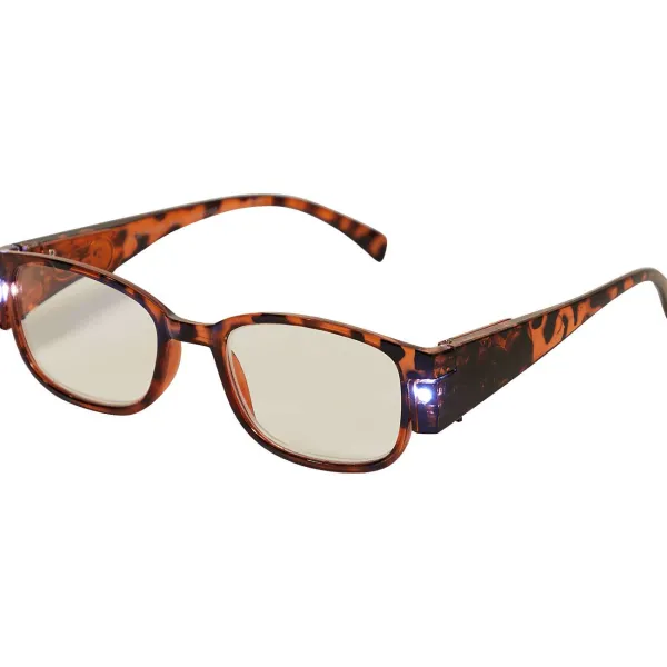 Merk Leesbril Met Ledlicht Zwart,Print New