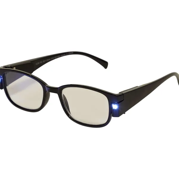 Merk Leesbril Met Ledlicht Zwart,Print New