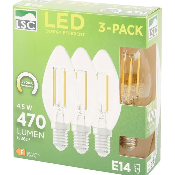 LSC Filament Ledlamp Kaars New