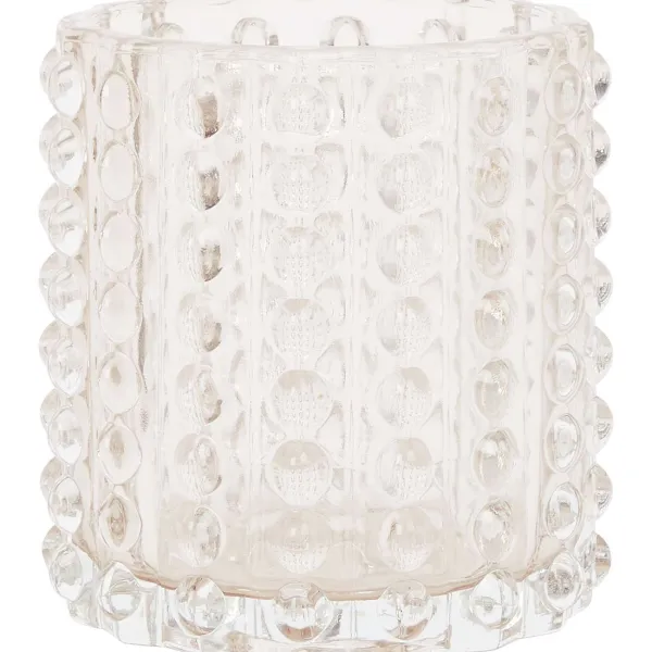 Merk Lumero Glazen Theelichthouder Met Reli F Bruin,Taupe,Transparant Best