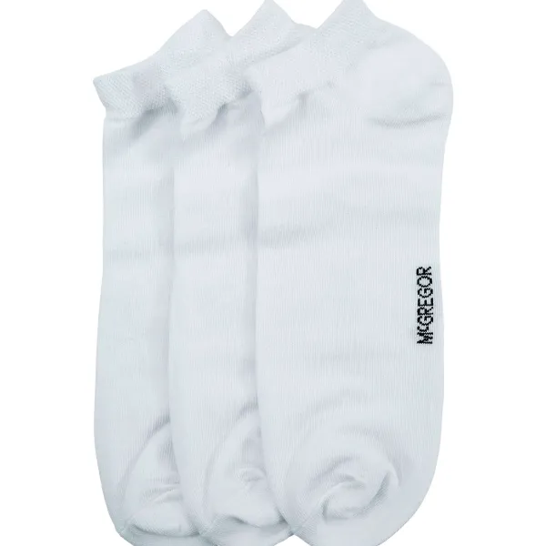 McGregor Sneakersokken Zwart,Wit