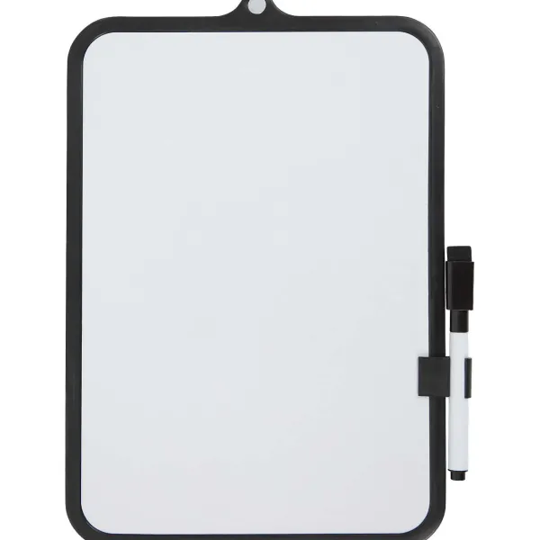 Office Essentials Mini-Whiteboard Zwart,Blauw,Roze New