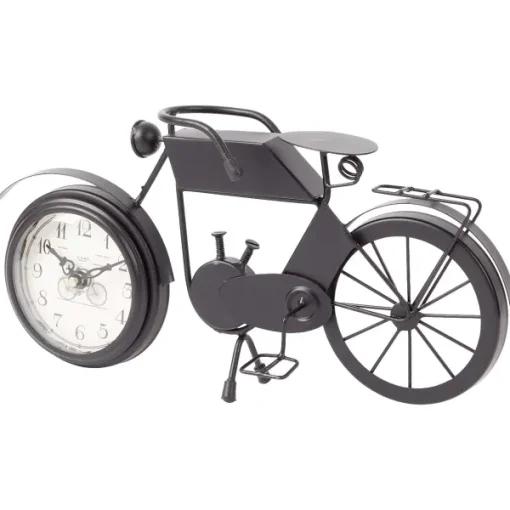 Merk Motorfiets Met Klok Zwart,Goud Hot