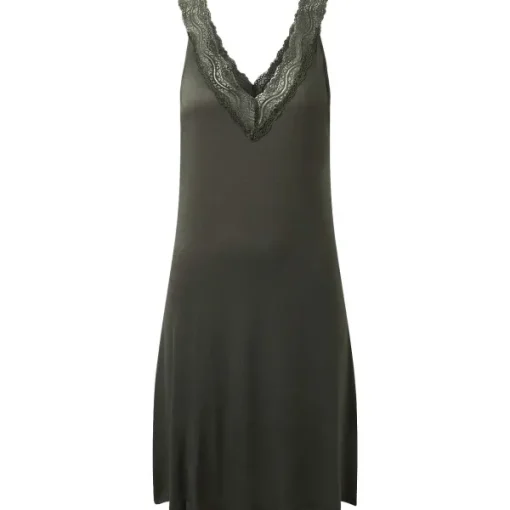 SuperTrash Nachtjapon Met Kant Blauw,Groen,Zwart Sale