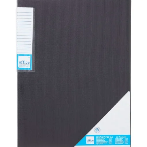 Office Essentials Displayboek A4 Blauw,Groen,Roze,Zwart Discount