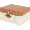 Merk Opbergdoos Met Kwastje Beige,Bruin Clearance