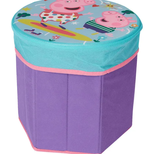 Merk Opbergpoef Print,Meerkleurig Online