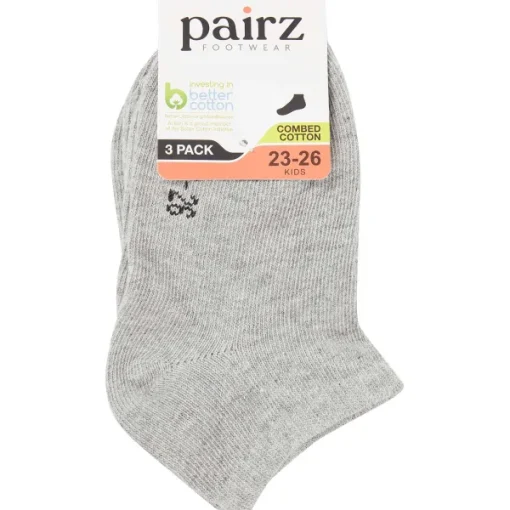Pairz Sneakersokken Grijs New
