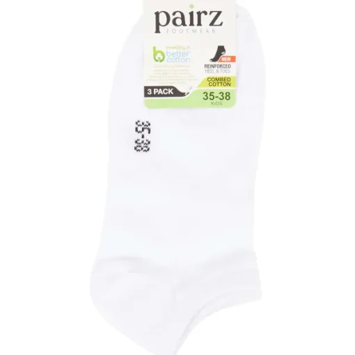 Pairz Sneakersokken Wit New