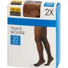 Lotto Panty 20 Denier Zwart,Blauw,Bruin New