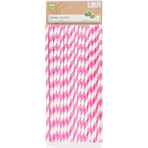 Merk Papieren Buigrietjes Blauw,Geel,Groen,Oranje,Rood,Roze Discount
