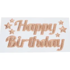 Disney Party Universe Happy Birthday Ballon-Raamsticker Brons,Goud,Meerkleurig Discount