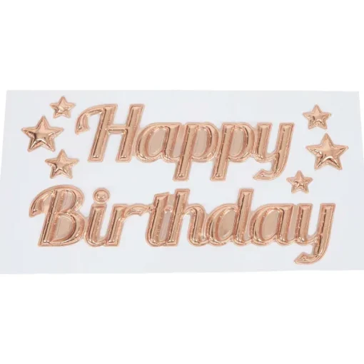 Disney Party Universe Happy Birthday Ballon-Raamsticker Brons,Goud,Meerkleurig Discount