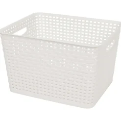Merk Rattan Mand Zwart,Wit New