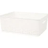 Merk Rattan Mand Zwart,Wit New