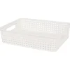 Merk Rattan Mand Zwart,Wit Hot