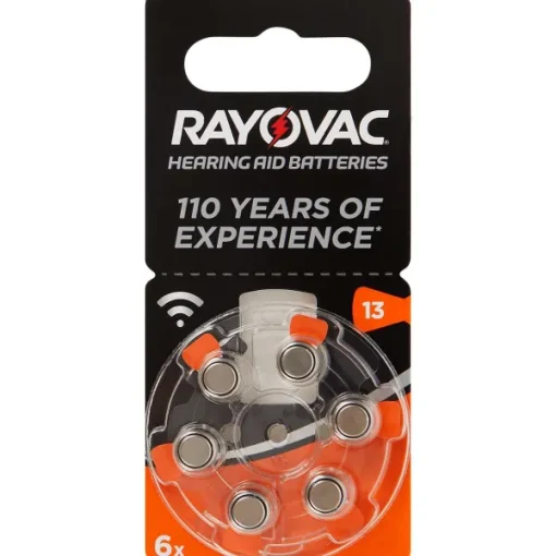 Rayovac Hoortoestelbatterijen A13 Zilver New