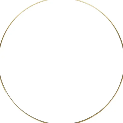 Merk Ronde Hangspiegel Zwart,Goud
