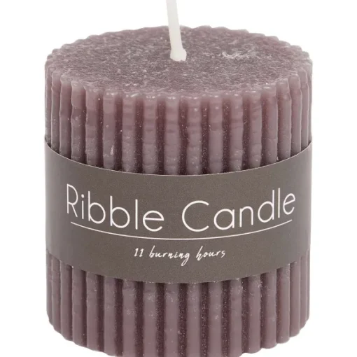 Candra Rustieke Mini-Kaars Blauw,Groen,Roze,Wit Clearance