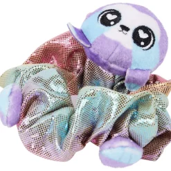 Schrunchmiez Scrunchie Blauw,Meerkleurig,Roze