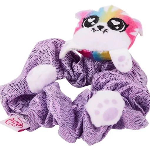 Schrunchmiez Scrunchie Blauw,Meerkleurig,Roze