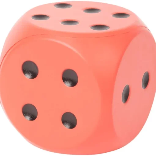 Mini Matters Schuimrubberen Dobbelsteen Blauw,Rood