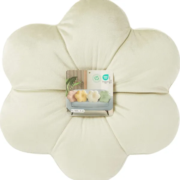 Code Maison Sierkussen Bloem Geel,Groen,Roze,Wit