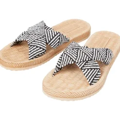 Merk Slippers Print,Roze,Wit,Zwart Clearance
