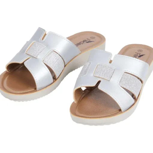 Merk Slippers Zilver,Zwart Online