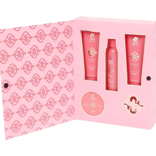 Palmolive Spa Exclusives Giftset Cherry Charm Rood,Roze Discount