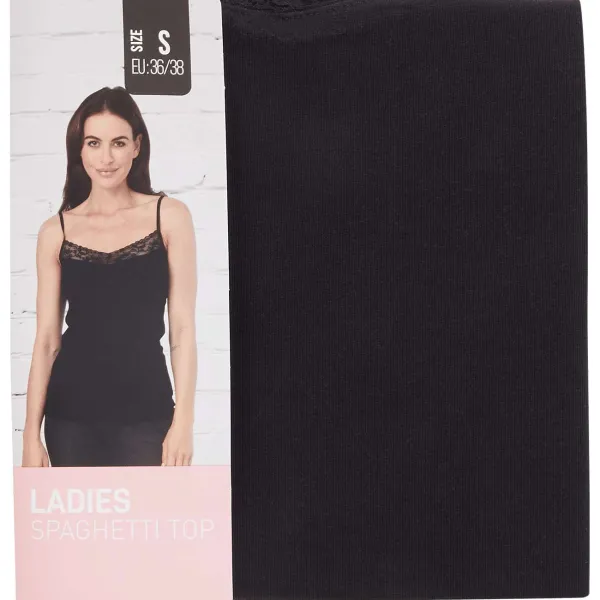 Australian Spaghettitop Zwart Outlet
