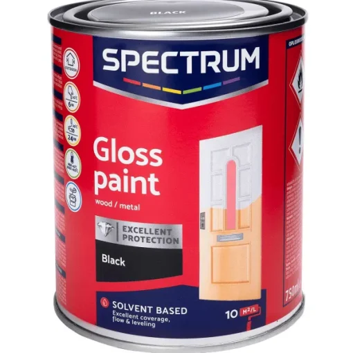 Spectrum Hoogglans Alkydlak Zwart Online