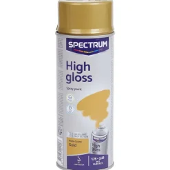 Spectrum Hoogglans Spuitverf Goud Outlet